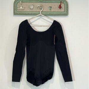 Spanx long sleeve bodysuit very black scoop neck women’s XL new with tag